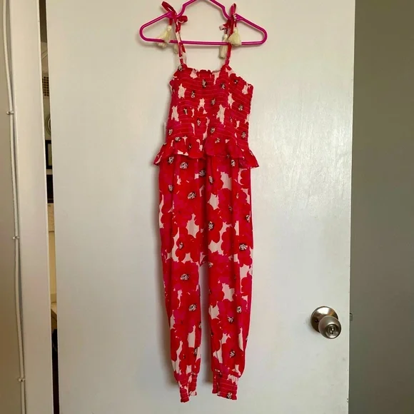 Jessica Simpson Floral Toddler Jumpsuit Suit - Size 3T - Picture 5 of 10